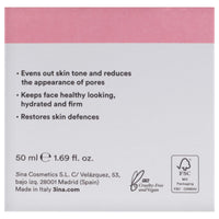 3INA MAKEUP - The Sorbet Face Cream - Moisturising Cream with Niacinamide - Face Cream Smoothing with Olive Oil & Sweet Almond Oil - Day and Night Face Cream for All Skin Types - Vegan - Cruelty Free