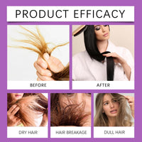Siyinzu 100G Purple Hair Mask,Hair Repair Moisturizing Conditioner,Deep Conditioning Keratin Hair Mask,Collagen H-air M-ask,H-air Oil M-ask,Add Shine,Cool Tone,Lighten&Soften