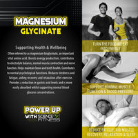 SCIENCE FITNESS Magnesium Glycinate Supplement,120 Capsules of Magnesium Bisglycinate, Maximum Absorption,1500mg per Serving, Made in The UK-Science Fitness