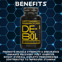 Optimised Research Labs Fadogia Agrestis High Strength Capsules 30 Day Supply, Muscle Growth, Muscle Recovery, Test Booster with Added Piperine to Enhance Bioavailability Vegan Friendly Capsules