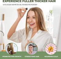 Essican Purelife Hair Growth Oil Twin Pack 100% Natural Hair Oils - 100ml Hair Growth Rosemary Oil, Argan Oil, Coconut Oil, Green Coffee, Vitamin E Oil, Castor Oil, Hair Loss Treatment, Scalp Oil Hair Serum - 2pcs