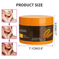 Neyared 2PCS Fast Tanning Bronzing Butter with Coconut Oil and Vitamin E, Intensive Tanning Gel for Sunbeds & Outdoor Sun