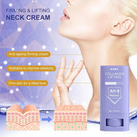 ANGEL SILK AH-8 Retinol Neck Firming Stick, Anti Wrinkle & Lifting Cream with Collagen & Beeswax, Moisturizing Treatment for Sagging Skin, Reduce Fine Lines, Neck Tightening Easy Massage (1pc)