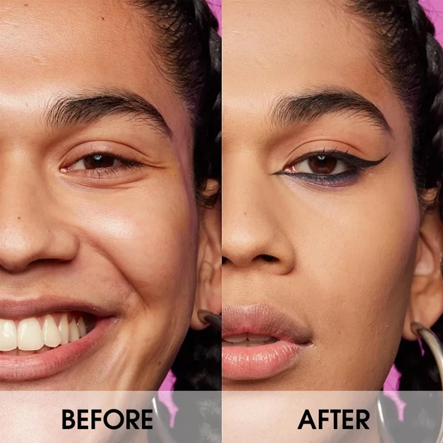 EONFAVE Black Eyeliner - Matte Black Eyeliner Pen Gel - Eyeliner Pencil Long Lasting - Quick Drying Formula Eye Liner - Waterproof Smudge-proof All Day Eyeliner Makeup