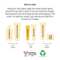 Super Facialist - Vitamin C + Brighten Dark Circle Eye Cream, Revive & Brighten The Under Eye Area, Boosted with Caffeine & Light Diffusers, Fragrance Free, 15ml