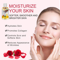 Vitamin E Oil for Skin, Face, Hair and Nail Cuticles, Rosehip Oil for face, Vitamin e Oil for Skin, Soothing Skin, Dry Skin, Wrinkles, Uneven Skin Tone, Scars Plant Extract, 60ml （2 Pack）
