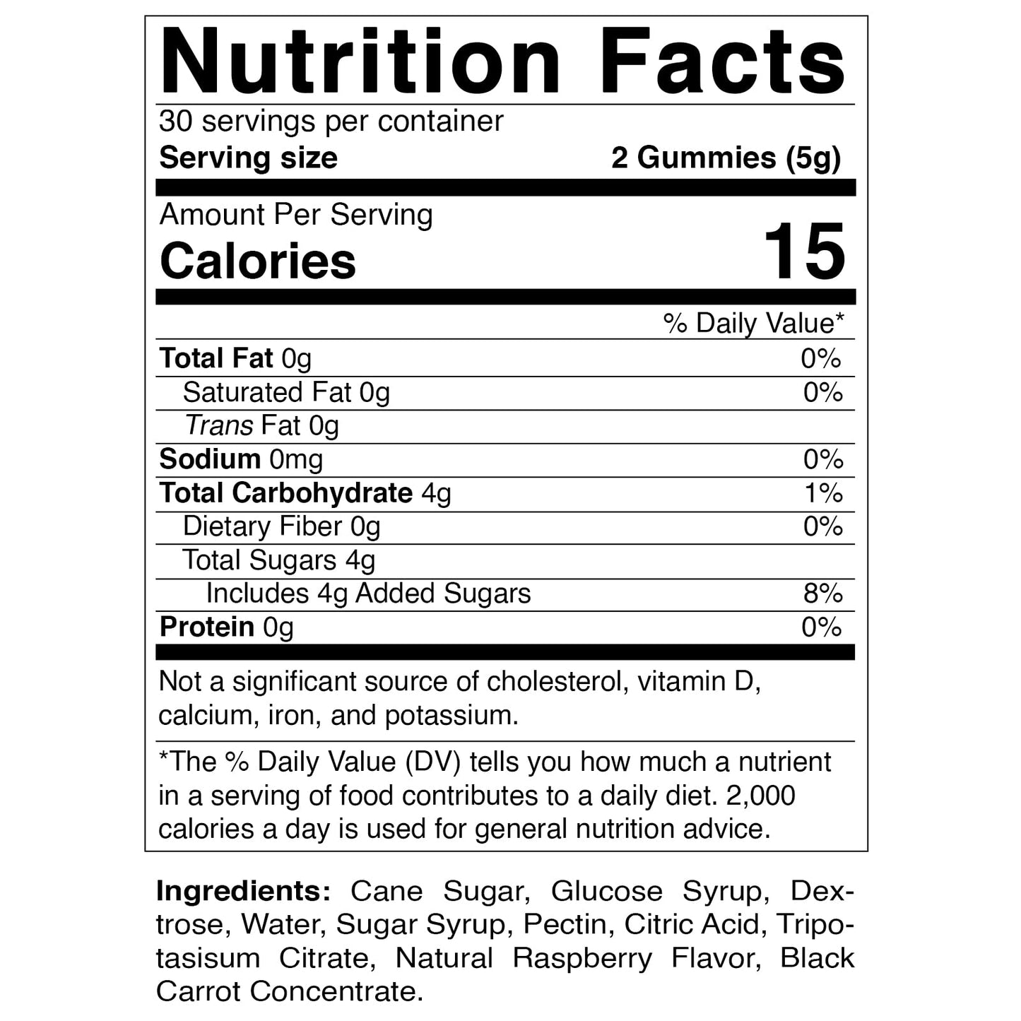 Vitamatic Glucose Chweble Gummies - 60 Count - Natural Raspberry Flavor - 4G of Carbohydrate per Serving