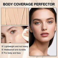 DRTRU All-Over Complexion Perfector,Body Coverage Perfector,CC Cream Foundation,Evens Out Skin Tone,Waterproof and Sweat-Proof Concealer Foundation for Face and Legs (1 Pcs)