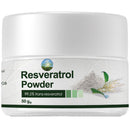 NPOW Pure Resveratrol Powders - Trans Resveratrol Antioxidant Supplements, Powder Scoop, Measuring Spoon, Antioxidant Wellness, Natural Supplements - 50g