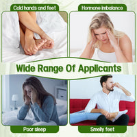 COLEESON 24 Pcs Detox Foot Pads, Detox Foot Patches, Foot Detox Pads to Remove Toxins, for Improve Sleep Quality, Stress Relief and Boost Circulation, Natural Cleansing Foot Pads