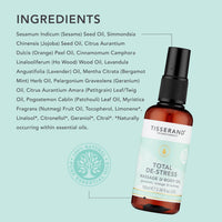 Tisserand - Total De-Stress - Massage & Body Oil - Orange, Geranium, Nutmeg Essential Oil - 100% Natural Pure Essential Oils - 100ml