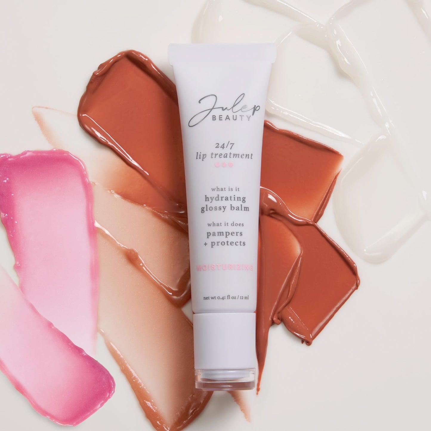 Julep 24/7 Lip Treatment - Hydrating Lip Balm and Lip Sleeping Mask - Moisturizing Lip Repair - Soothe Dry Chapped Lips - Shea Butter, Act Natural