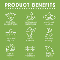 Aloe Vera Gel by Derora | Contains 100% Pure, Organic & Natural Bio Active Aloe Ingredients | for Healing, Soothing & Hydrating the Skin, Face & Body | Cruelty Free & Vegan (200ml (Pack of 1))