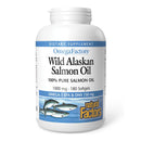 Natural Factors, Wild Alaskan Salmon Oil, 1000mg, with EPA and DHA, 180 Softgels, Soy Free, Gluten Free, Non-GMO