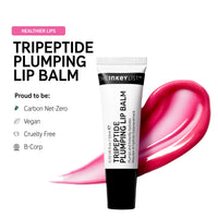 The INKEY List The Inkey List Tripeptide Plumping Lip Balm 10ml | Clinically Proven Plumping Tinted Lip Care | Hydrates Dry Cracked Lips | Vegan & Cruelty Free | Pink Tint