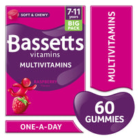Bassetts Vitamins 7-11 Multivitamins Raspberry 60's