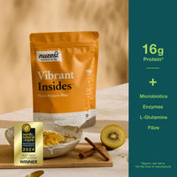Nuzest Protein Plus | Vibrant Insides | Vanilla | Gut Health, Digestion and Immune Support | Vitamins and Minerals | 250g (10 Servings)