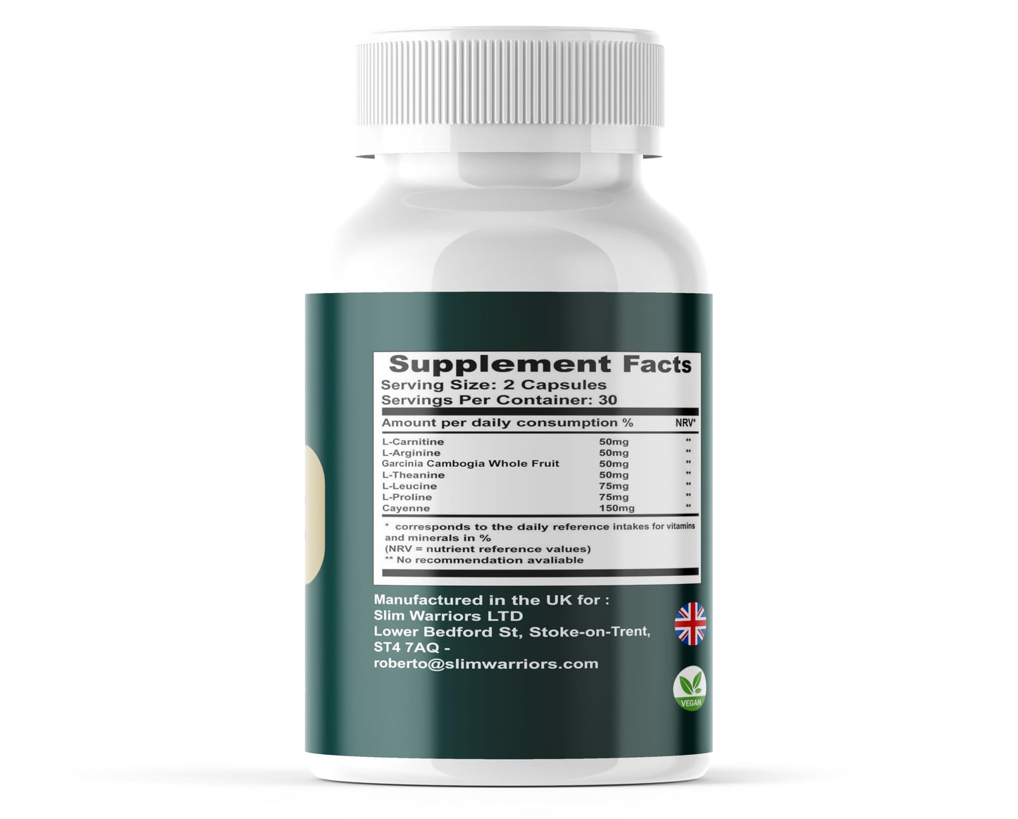 Fitex - Metabolism and Weight Management Support - Natural Ingredients - 60 Capsules-Vegan/New & Sealed -Dido Extreme Supplements