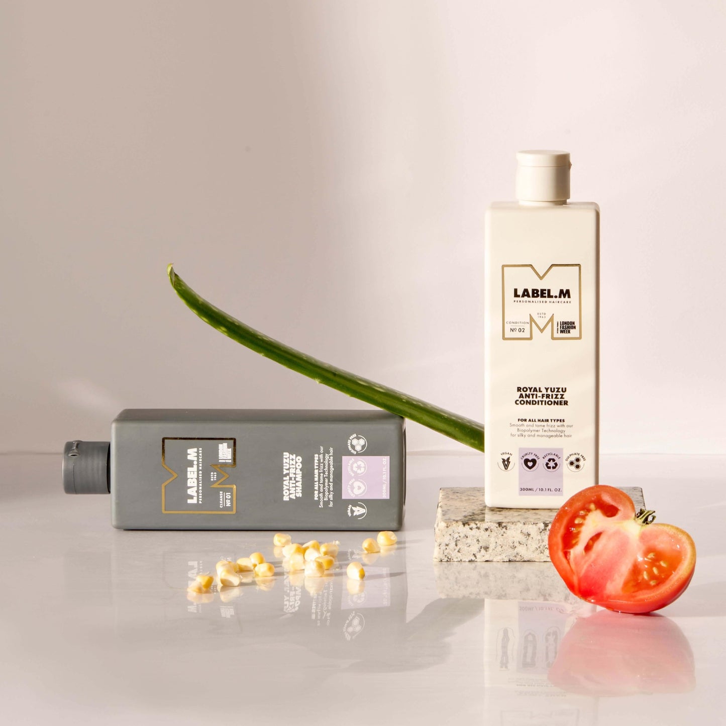 label.m LABEL.M Royal Yuzu Anti-Frizz Shampoo 300ml – With Recyclable Pump