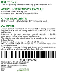 NUVIDA NATURAL HEALTH Green Tea Capsules - 90 High Strength Green Tea Extract Capsules - A Natural Green Tea Supplement and Powerful Antioxidant - Vegan and Vegetarian Friendly