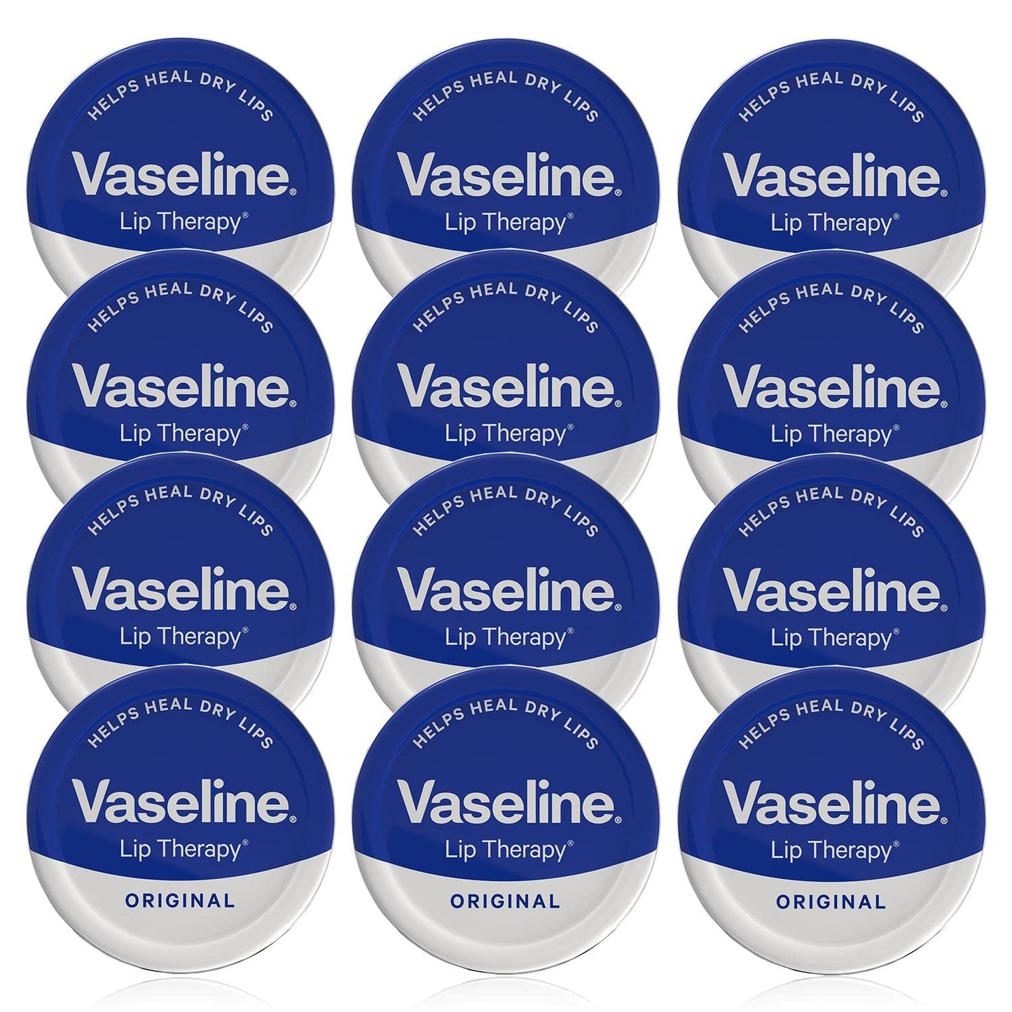 Vaseline Lip Therapy Original 20g (Pack of 12)