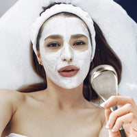 VXDAS Ice Globes for Face and Eyes, Stainless Steel Cryo Sticks, Roller Gua Sha Scarping Tool for Spa Beauty Massage, Facial Skin Care Kits with Storage Case for Puffiness Reducing & Jawline Sculpting