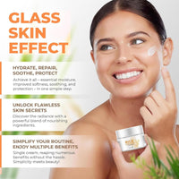 Yoowan Rice Cream For Face,Korean Face Cream With Rice Extract,Korean Moisturiser Fa-Ce,Rice Toner Ko-Rean,Anti-Aging&Glass Skin,Nourish&Smooth Skin,Hydrating Brightening Moisturiser For Even Skin Tone