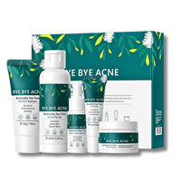 Tea Tree Acne Skincare Set for Teenage Girls & Women - Facial Kit with Cleanser, Toner, Serum, Cream & Gel - Acne Treatment, Oil Control & Pore Minimising - Beauty Gift Set for Women