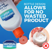 Imperial Feet Urea Foot Balm - Natural Urea Cream for Rough & Dry Skin, Calluses - Cracked Heel Treatment with Cleansing, Moisture-Binding Exfoliating Formula - Wild Herb Antioxidant Extract - 150ml