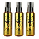 Totex Hair Argan Serum Oil 3x125ml | Hair Repair & Growth Treatment | Anti Frizz & Split Ends Control | Heat Protectant Smoothing Oil | Deep Hydration & Shine for Dry Damaged Hair