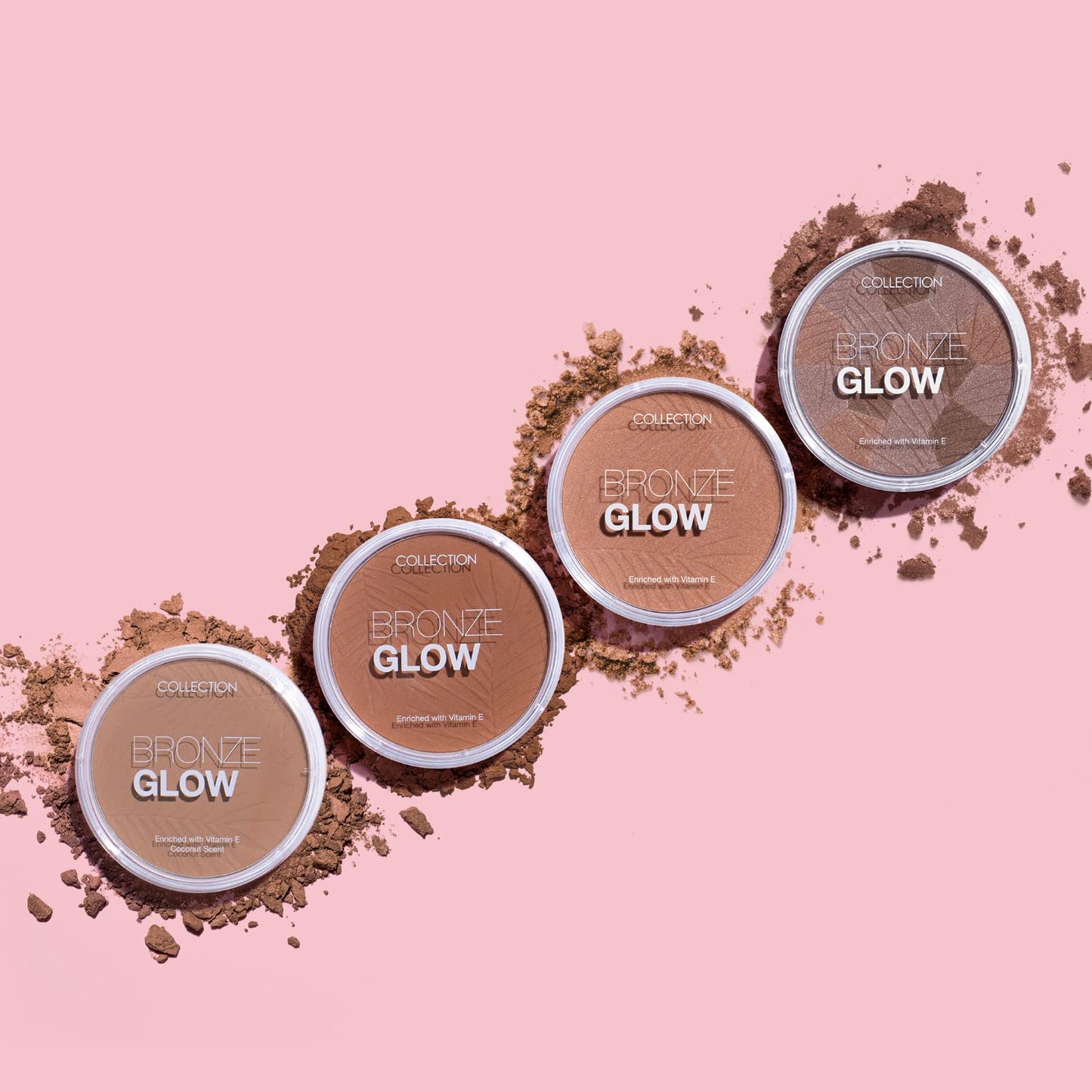 Collection Cosmetics Bronze Glow, Highly Pigmented Matte Bronzer, 15g, Matte Terracotta