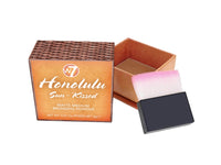 W7 Honolulu Sun-Kissed Bronzing Powder - Pressed Powder Bronzer - Contouring & Highlighting Vegan Makeup