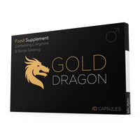 Gold Dragon Strong Ginseng Complex (10 Capsule) - 500MG - Premium Enhanced Energy, Stamina & Endurance, 100% Safe & Natural - Fast Acting Performance