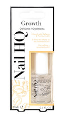 NAIL HQ Nail HQ Growth Serum 10ml – Biotin Nail Treatment for Growth & Strength | Provitamin B5 & Caffeine Formula – Vegan & Cruelty-Free, Clear Base Coat for Brittle, Weak Nails