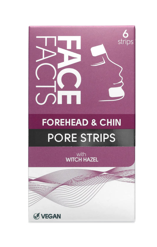 Pretty Face Facts Witch Hazel Forehead & Chin Pore Strips