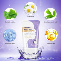 Trendyfave Neck Firming And Tightening, 120g Neck Firming Cream, Anti Wrinkle Cream with Vitamins E & C, Skin Tightening Cream, Neck Tightening Cream for Neck Tightening Lifting Sagging Skin