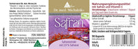 Saffron Dr. Michalzik - 3.9% Safranal + Vitamin C - No Additives - by Biotikon®