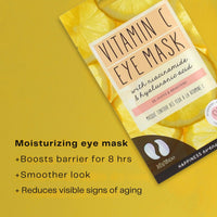 Oh K! Brightening and Cooling Eye Mask for Puffy Eyes, Packed with Hyaluronic Acid and Vitamin C, Vegan and Cruelty Free, 15g