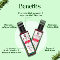 Passion Indulge Hair Proteinz Rosemary Hair Growth Oil with Biotin | Reduce Hair Fall & Hair Breakge - 100 ml | Suitable for all type Hair