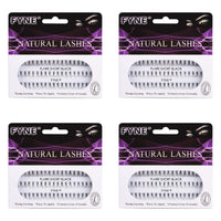FYNE Natural Eyelash Extensions (Pack of 4, 8mm - Short)