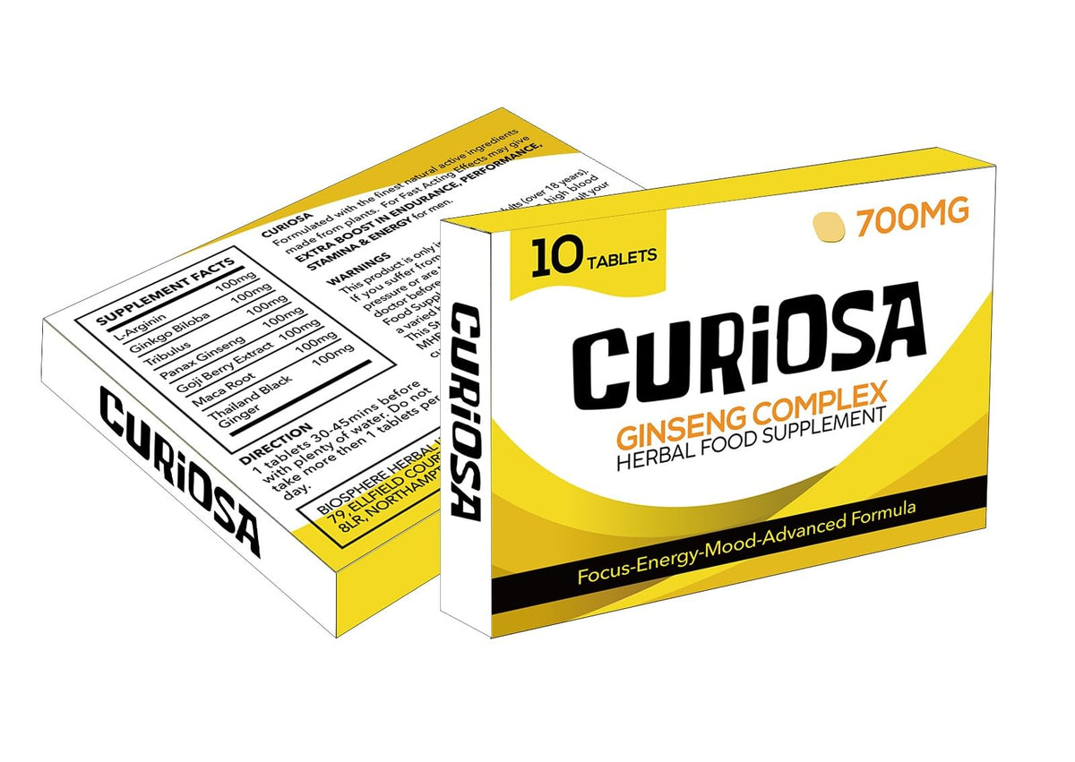 CURIOSA Gold Extra Strong 700MG | Maximum Duration, Immediate Effect, Without Contraindications, 100% Natural
