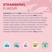 AYMES - High Protein Nutritional Powder Shakes - Strawberry - 7 Servings - Milkshake-Style Drink Mix - Gluten Free, Vegetarian, Halal & Kosher Suitable - For Ages 3+ and Adults