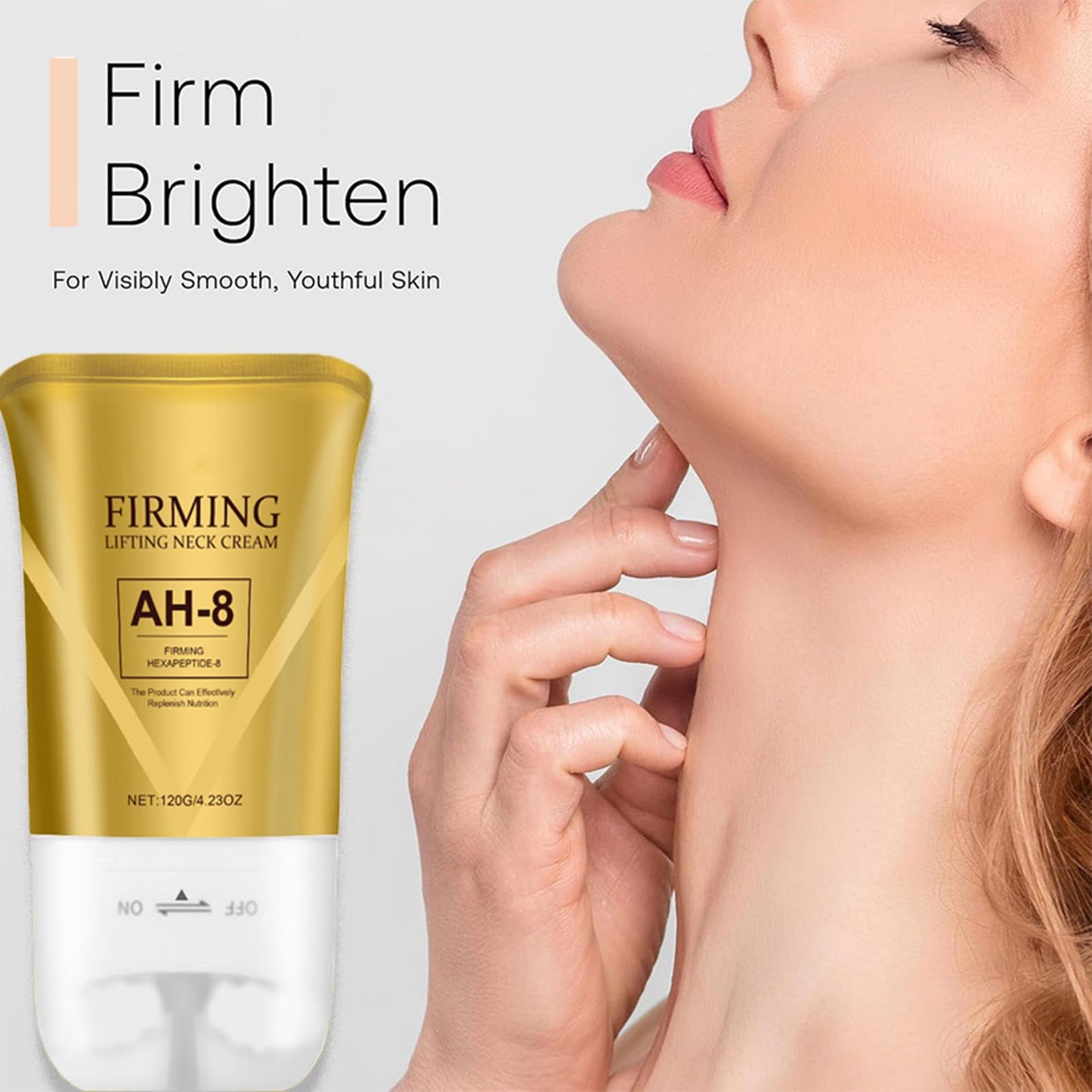 Generic Firming Lifting Neck Cream for Saggy Skin, AH-8 Firming Neck Cream, Moisturizing, Restore Essential Nutrients, Neck Tighten and Lift Cream