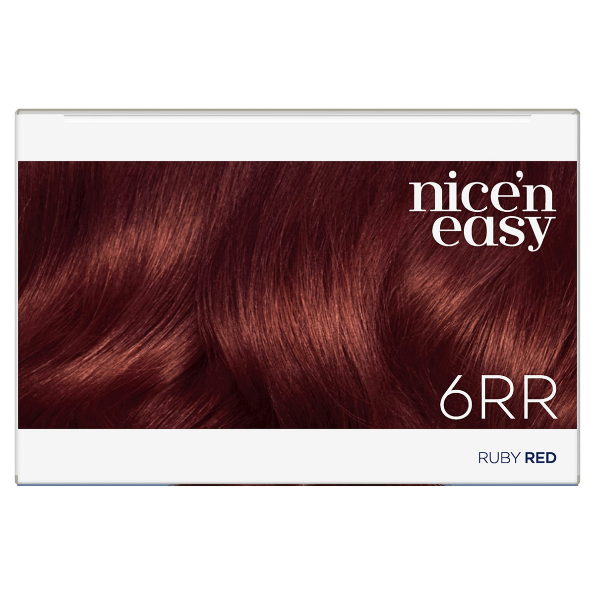 Clairol Nice'n Easy Crème, Natural Looking Oil Infused Permanent Hair Dye, 6RR Ruby Red
