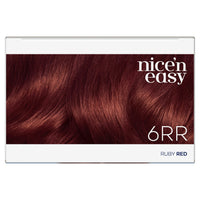 Clairol Nice'n Easy Crème, Natural Looking Oil Infused Permanent Hair Dye, 6RR Ruby Red