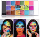 Ucanbe UCANBE Athena Body Face Paint Oil Palette 20 color Professional Non-Toxic Makeup Pallet Halloween FX Party Artist Fancy Adult Painting