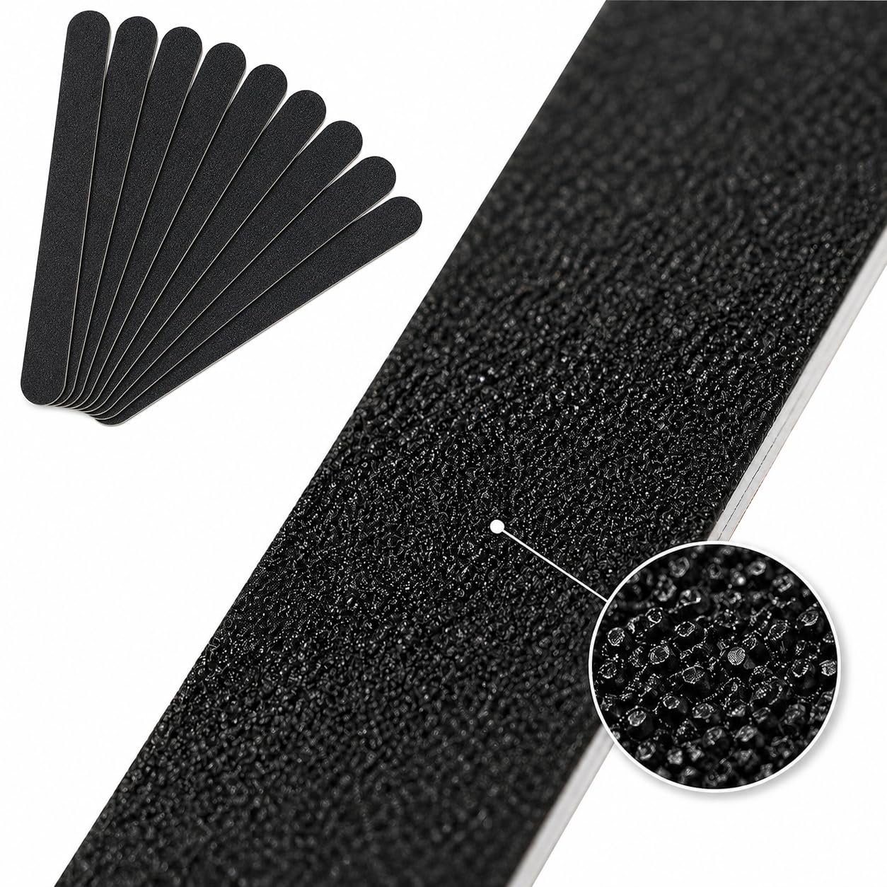 Algeos Professional Double Sided Foot & Nail File and Emery Boards, 10 Pack