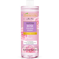 Bielenda Rose Care - Gently But Effectively Cleanses And Refreshes The Skin, Instantly Removes Make Up - Tones, Soothes, Provides Skin Softness And Comfort - Rose Care Micelar Water - 500 ml
