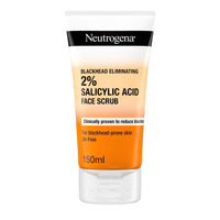Neutrogena Blackhead Eliminating Facial Scrub, Clear, 150 ml (Pack of 1)