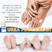 Trendyfave 60% Urea Cream For Cracked Heels - Urea Foot Cream - Foot Cream for Cracked Heels and Dry Skin - Cracked Heel Repair Cream - Skin Care Hands & Feet - Intense Moisturiser with Jojoba Oil & Aloe Vera